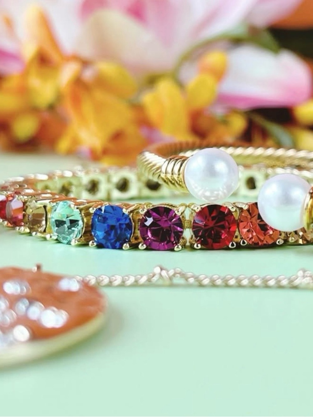Park Lane “Rainbow” Mini Impression Bracelet! NWOT! Has Been Altered! - Picture 6 of 15